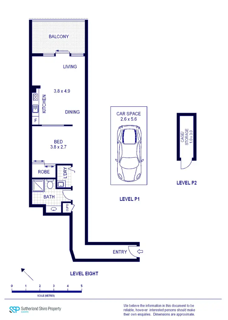 Floorplan of Homely apartment listing, 139/360 Kingsway, Caringbah NSW 2229