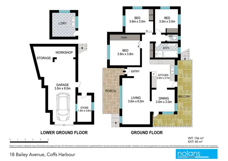 Floorplan of Homely house listing, 18 Bailey Avenue, Coffs Harbour NSW 2450