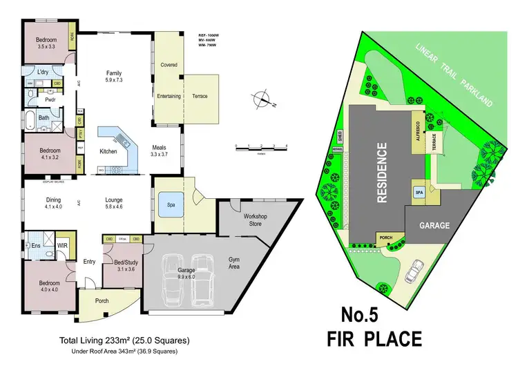 Floorplan of Homely house listing, 5 Fir Place, Warragul VIC 3820