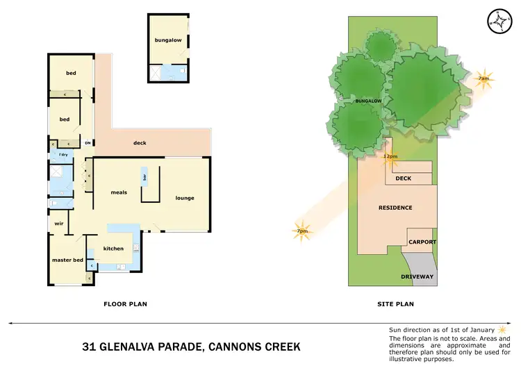 Floorplan of Homely house listing, 31 Glenalva Parade, Cannons Creek VIC 3977