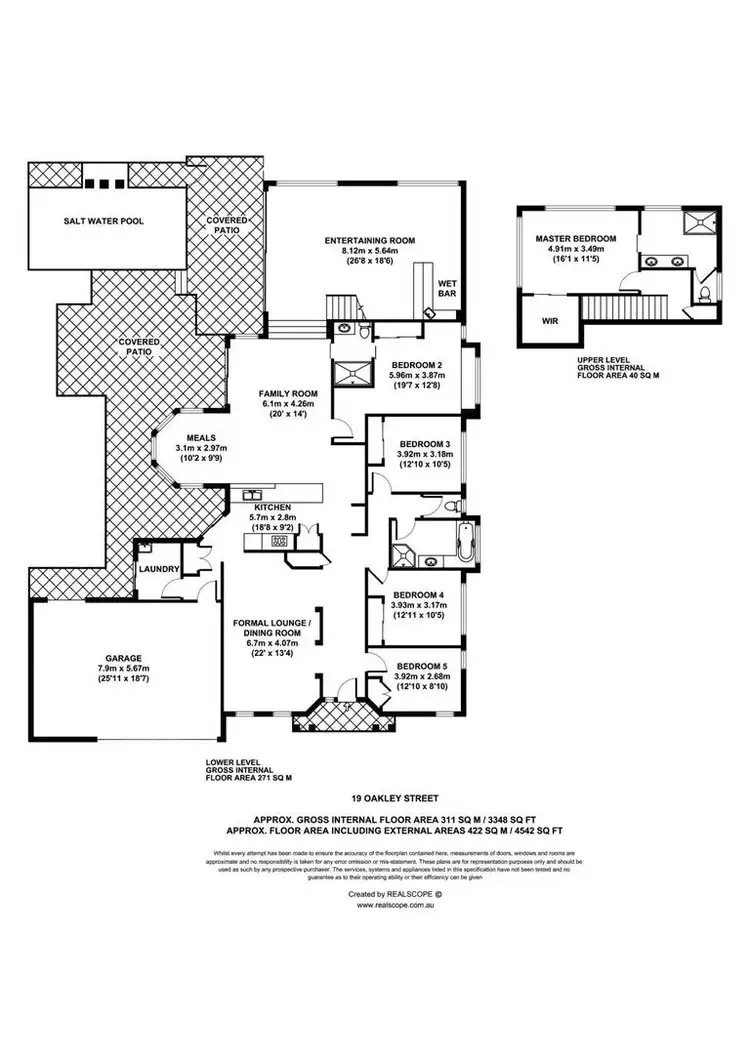 Floorplan of Homely house listing, 19 Oakley Street, Carindale QLD 4152