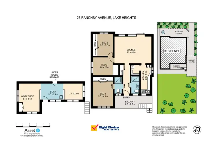 Floorplan of Homely house listing, 23 Ranchby Avenue, Lake Heights NSW 2502