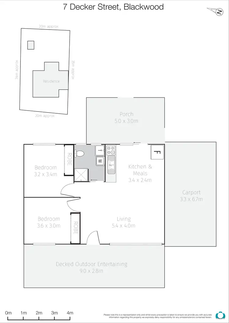 Floorplan of Homely house listing, 7 Decker Street, Blackwood VIC 3458