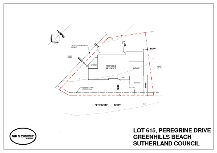 Floorplan of Homely house listing, LOT 8 Peregrine Drive, Greenhills Beach NSW 2230