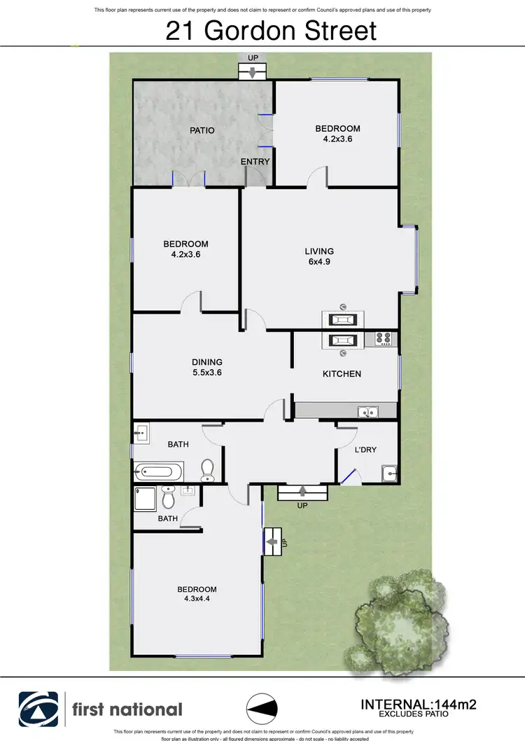 Floorplan of Homely house listing, 21 Gordon Street, Mullumbimby NSW 2482