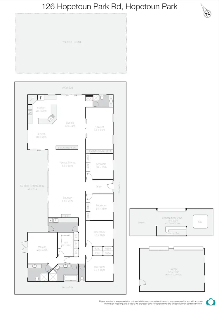 Floorplan of Homely rural property listing, 126 Hopetoun Park Road, Hopetoun Park VIC 3340