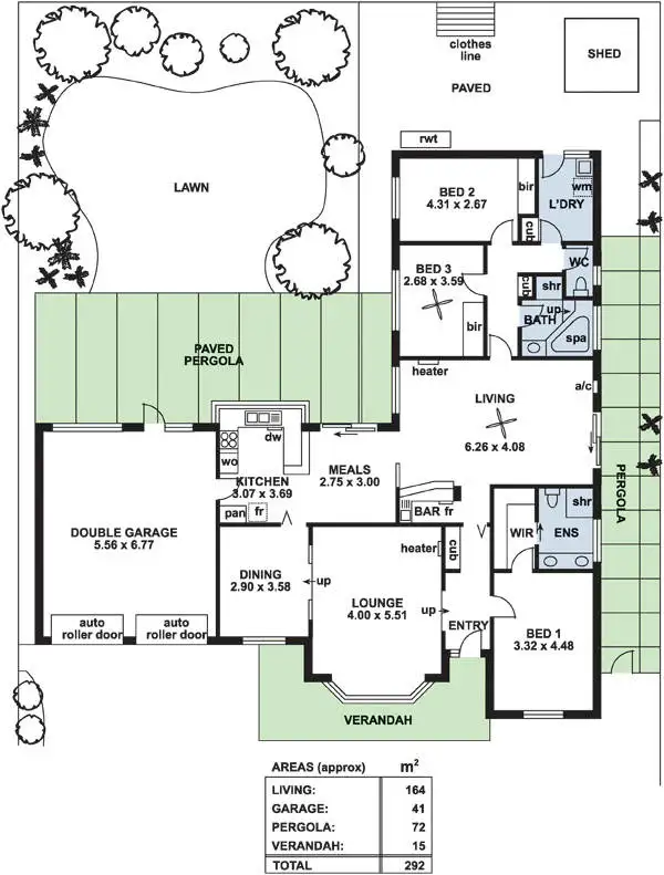 Floorplan of Homely house listing, 15 Laver Crescent, West Lakes Shore SA 5020