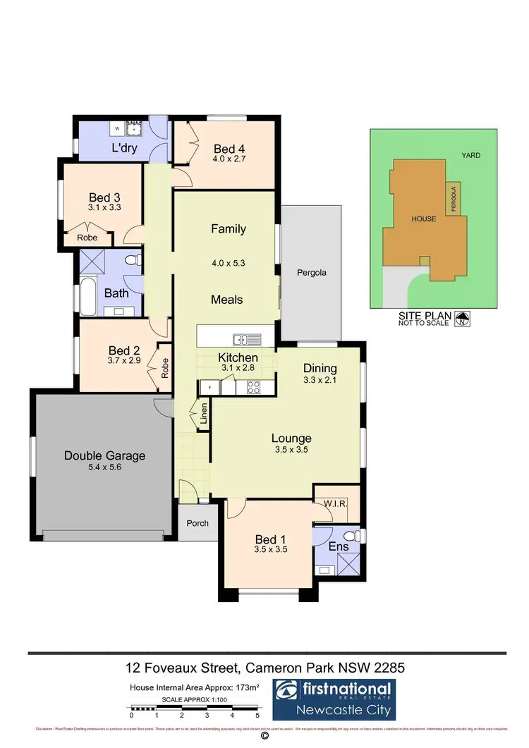 Floorplan of Homely house listing, 12 Foveaux Street, Cameron Park NSW 2285