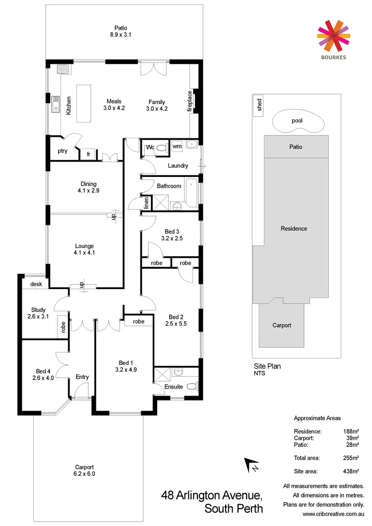 Floorplan of Homely house listing, 48 Arlington Ave Avenue, South Perth WA 6151