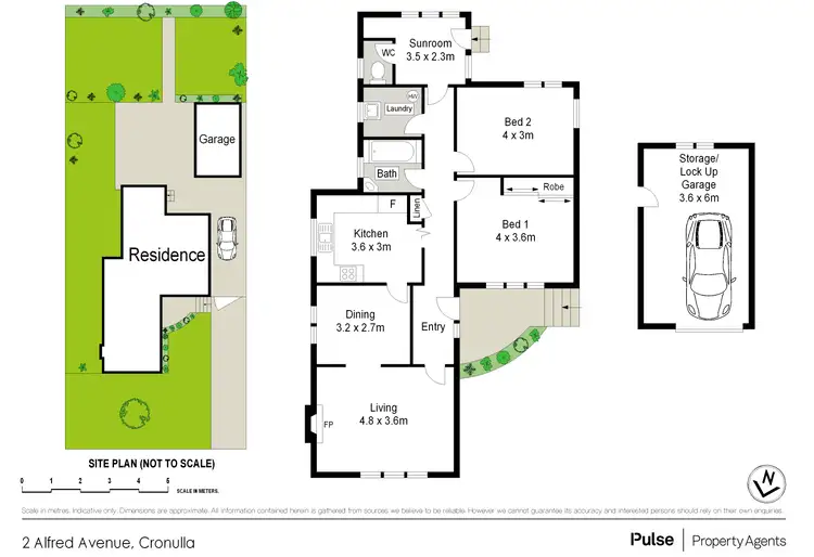 Floorplan of Homely house listing, 2 Alfred Avenue, Cronulla NSW 2230