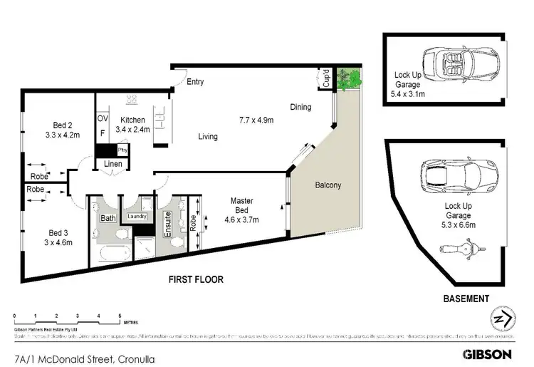 Floorplan of Homely apartment listing, 7a/1 McDonald Street, Cronulla NSW 2230