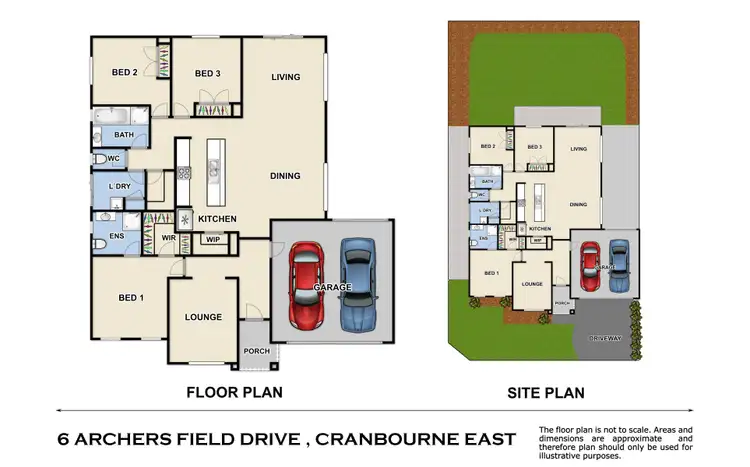 Floorplan of Homely house listing, 6 Archers Field Drive, Cranbourne East VIC 3977