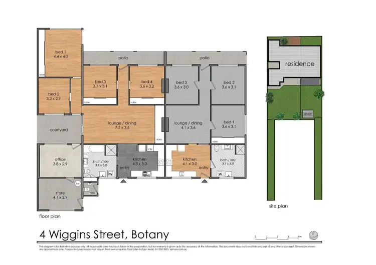 Floorplan of Homely house listing, 4 Wiggins Street, Botany NSW 2019