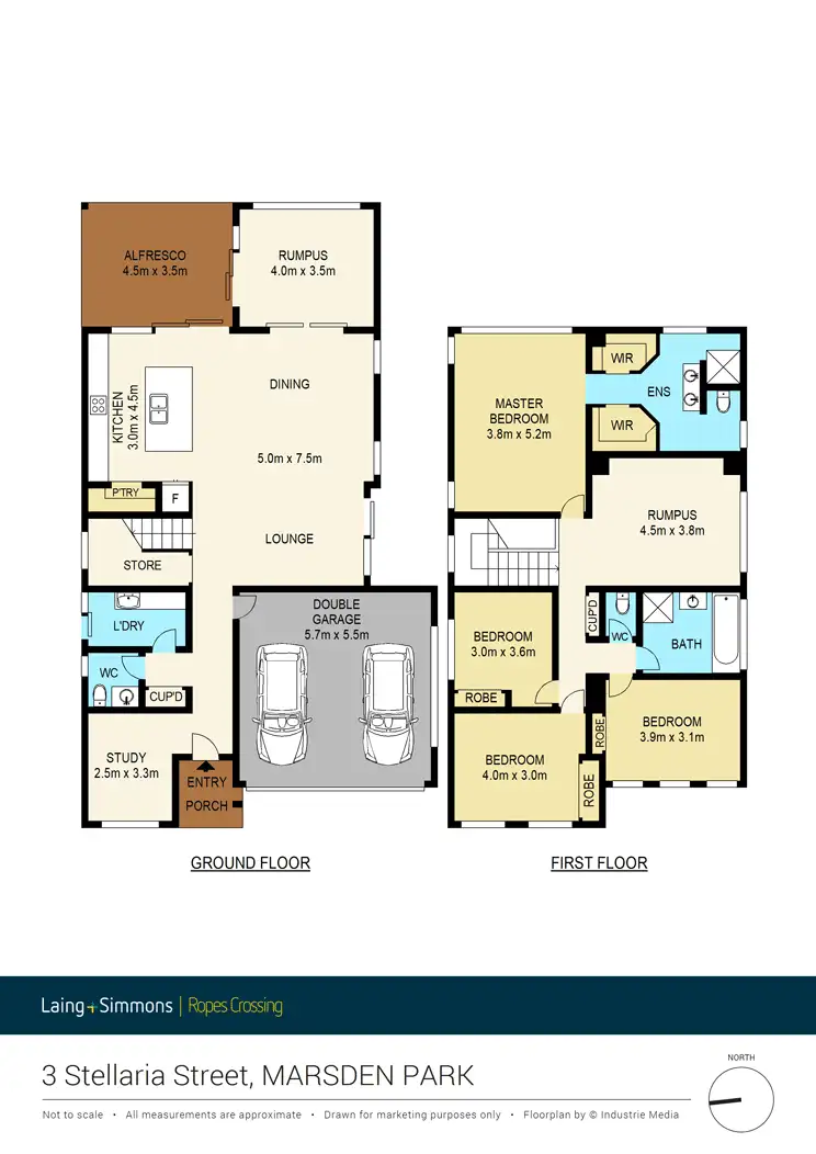 Floorplan of Homely house listing, 3 Stellaria Street, Marsden Park NSW 2765