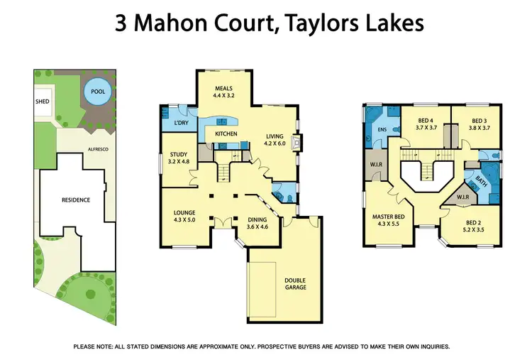 Floorplan of Homely house listing, 3 Mahon Court, Taylors Lakes VIC 3038