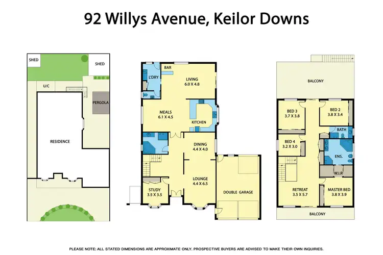 Floorplan of Homely house listing, 92 Willys Avenue, Keilor Downs VIC 3038