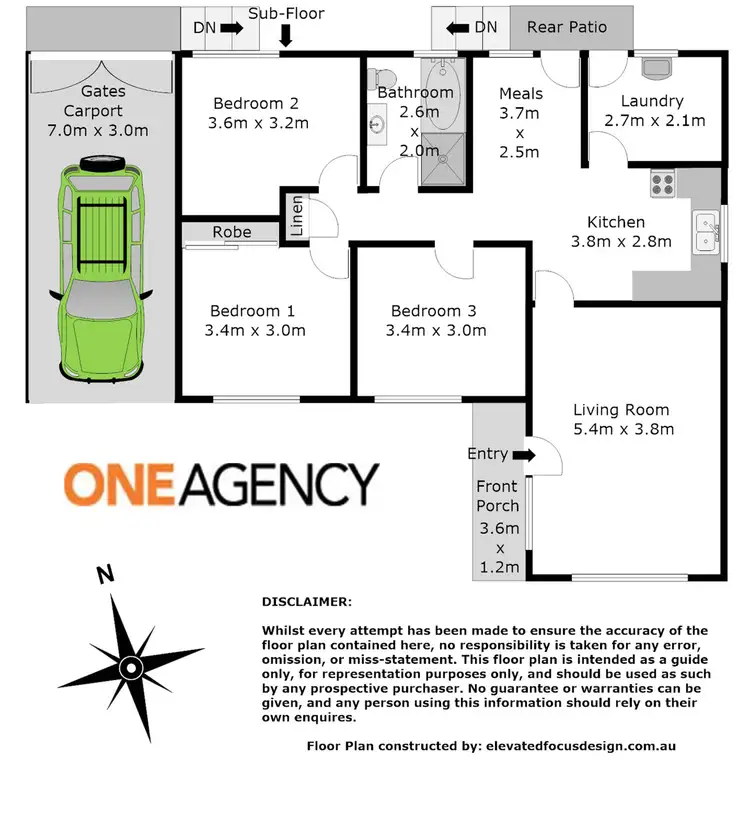 Floorplan of Homely house listing, 5 O'Neill Road, Menai NSW 2234