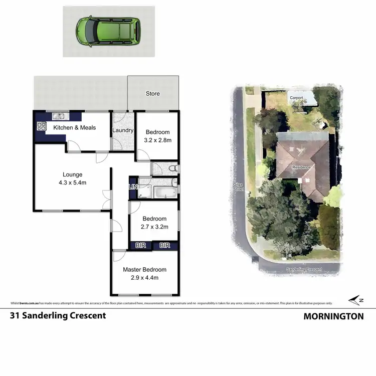 Floorplan of Homely house listing, 31 Sanderling Crescent, Mornington VIC 3931