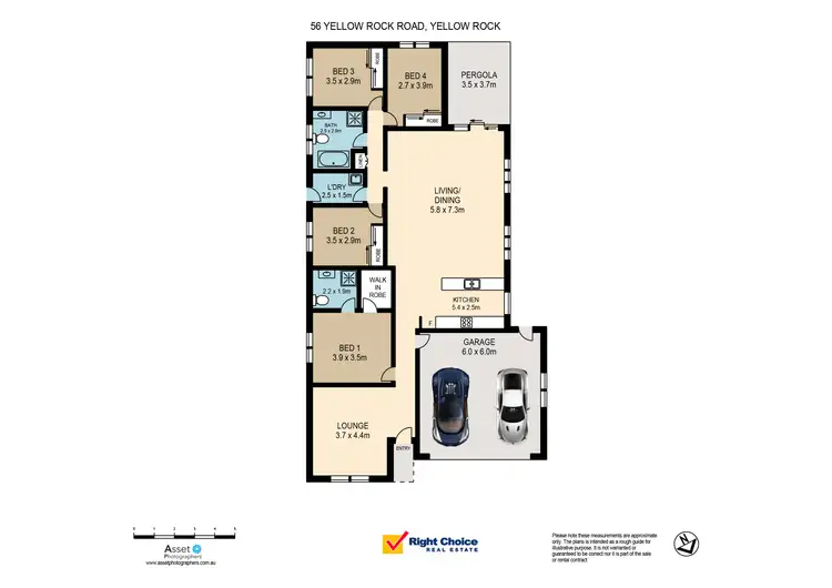 Floorplan of Homely house listing, 56 Yellow Rock Road, Tullimbar NSW 2527