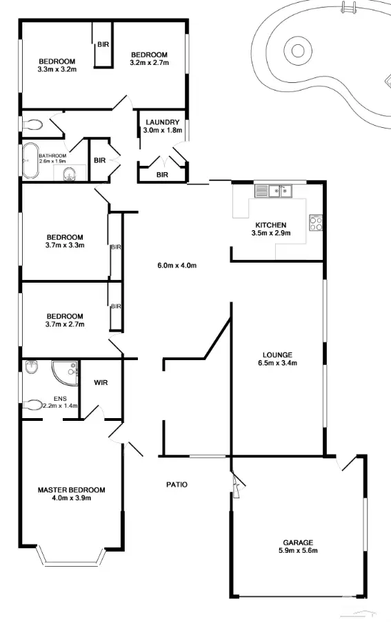 Floorplan of Homely house listing, 28 Lukin Close, Boambee East NSW 2452