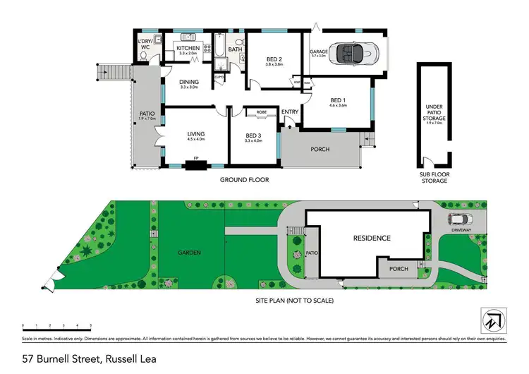 Floorplan of Homely house listing, 57 Burnell Street, Russell Lea NSW 2046