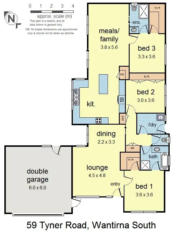 Floorplan of Homely house listing, 59 Tyner Road, Wantirna South VIC 3152