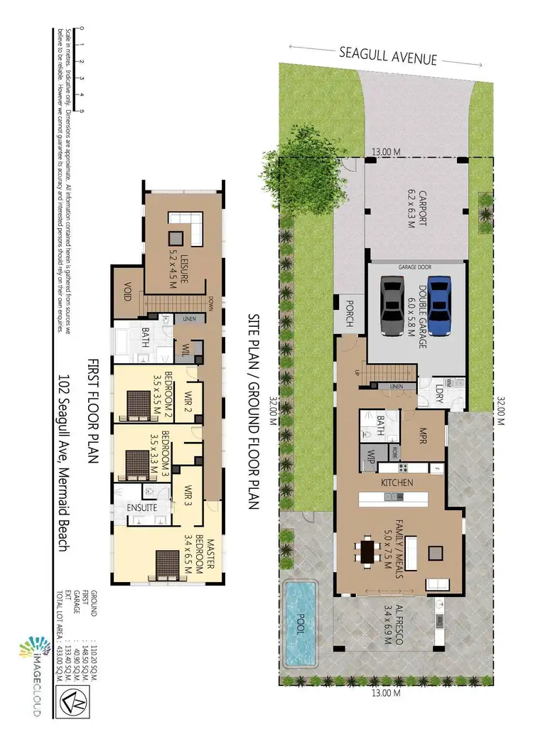 Floorplan of Homely house listing, 102 Seagull Avenue, Mermaid Beach QLD 4218