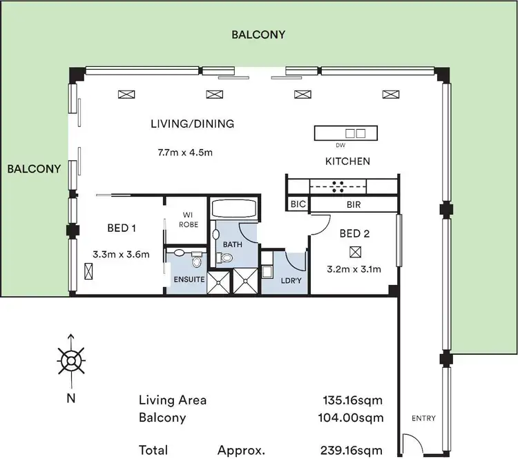 Floorplan of Homely apartment listing, 48/220 Greenhill Road, Eastwood SA 5063