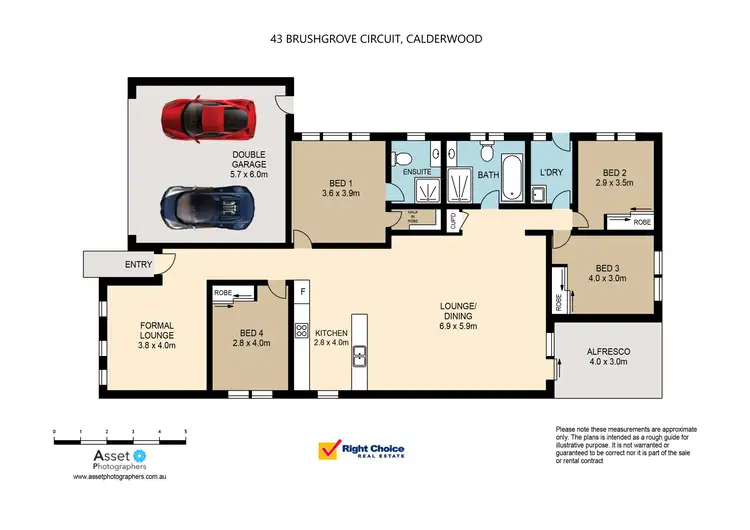Floorplan of Homely house listing, 43 Brushgrove Circuit, Calderwood NSW 2527