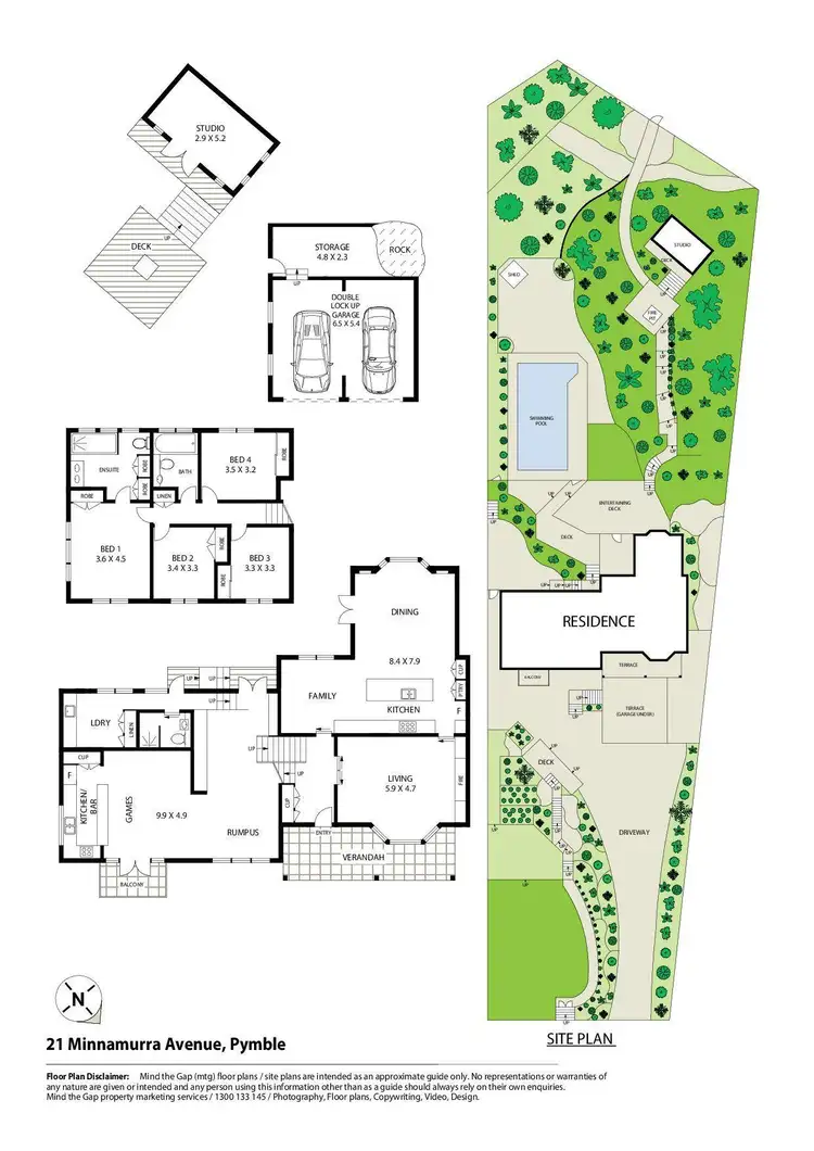Floorplan of Homely house listing, 21 Minnamurra Avenue, Pymble NSW 2073