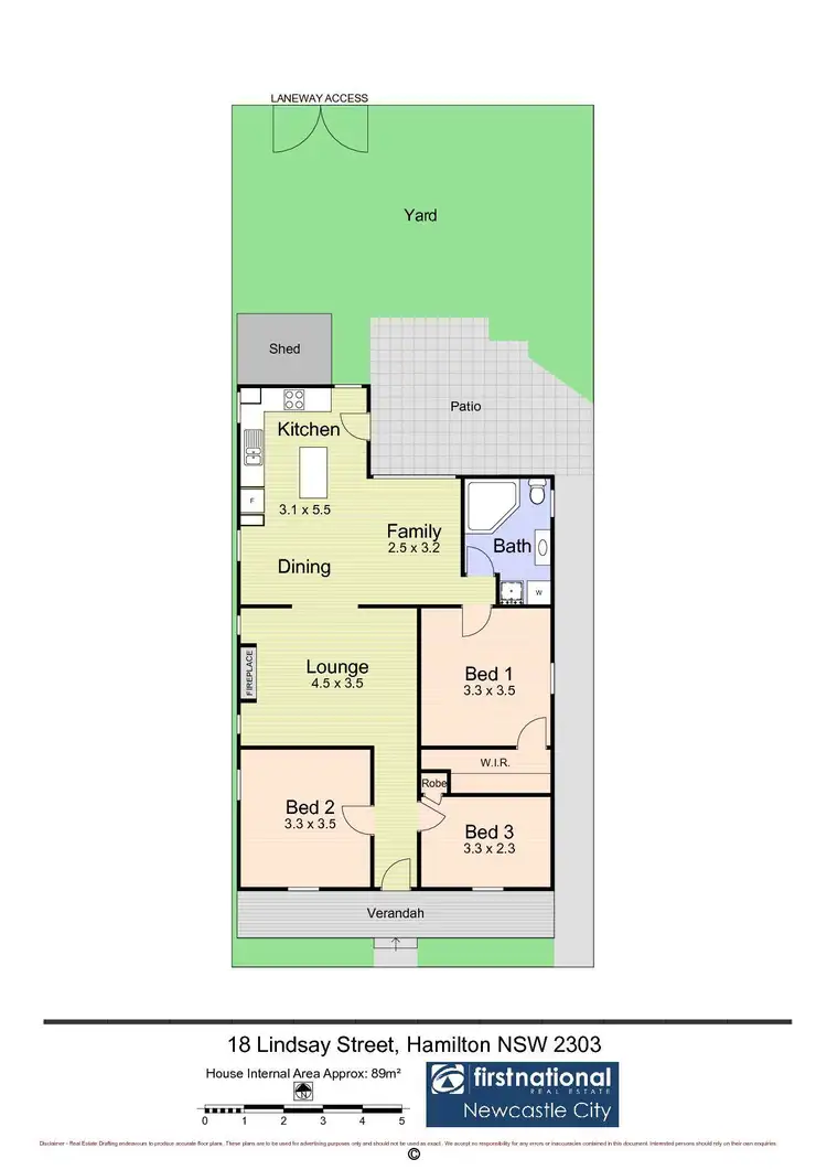 Floorplan of Homely house listing, 18 Lindsay Street, Hamilton NSW 2303