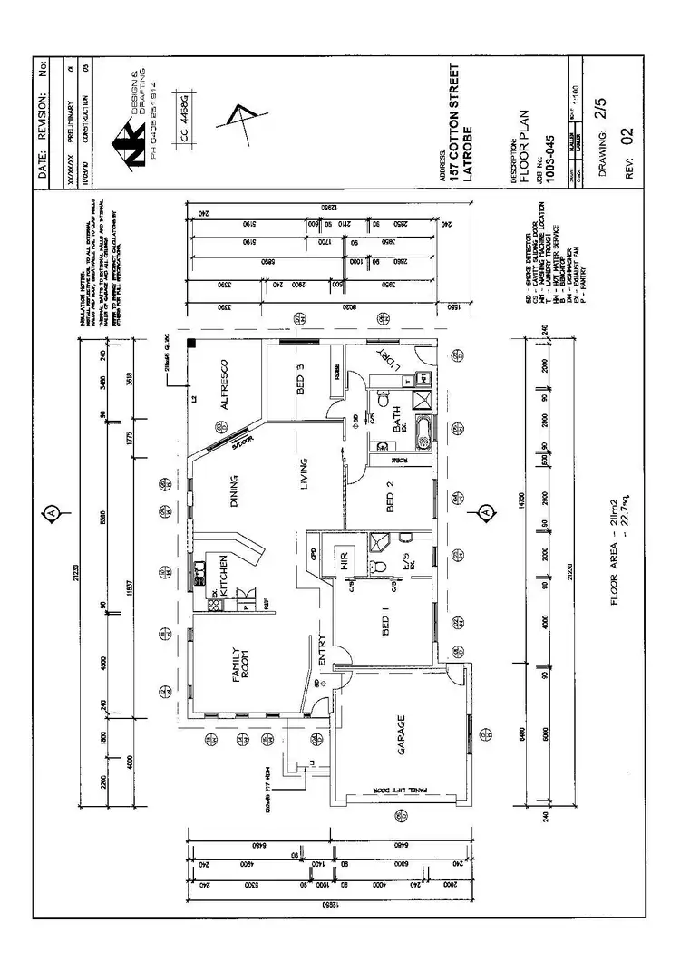 Floorplan of Homely house listing, 157 Cotton Street, Latrobe TAS 7307