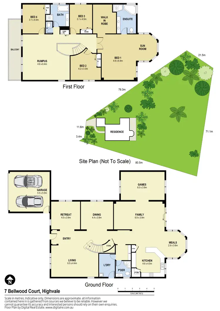 Floorplan of Homely house listing, 7 Bellwood Court, Highvale QLD 4520