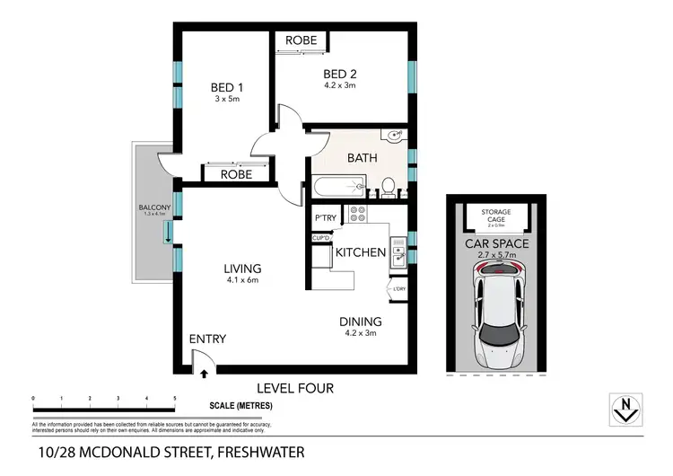 Floorplan of Homely apartment listing, 10/28 McDonald Street, Freshwater NSW 2096