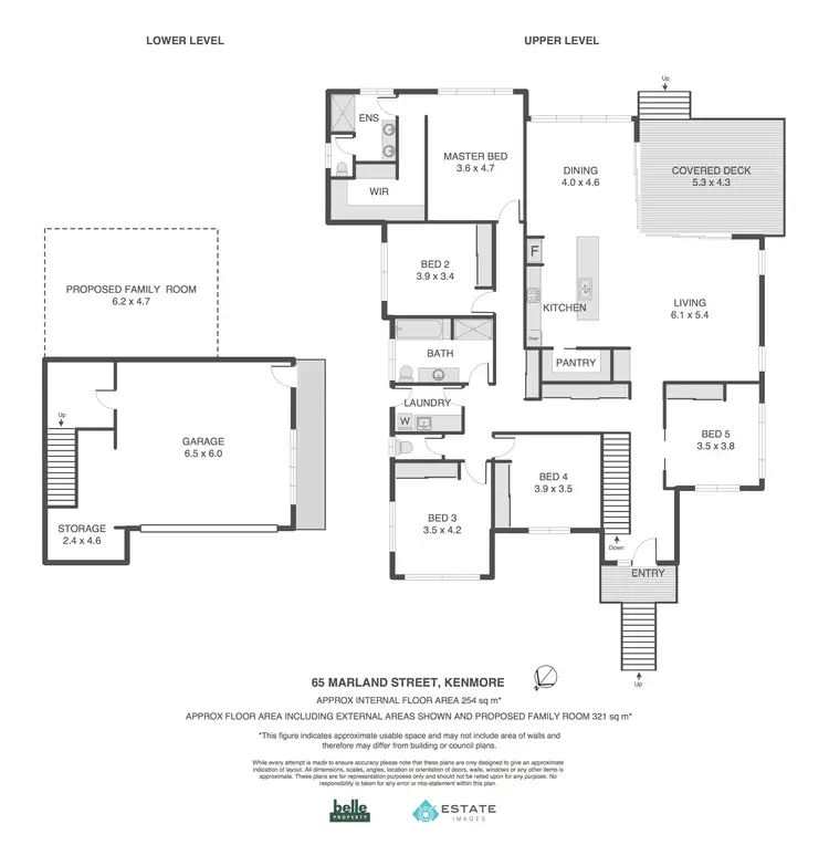 Floorplan of Homely house listing, 65 Marland Street, Kenmore QLD 4069