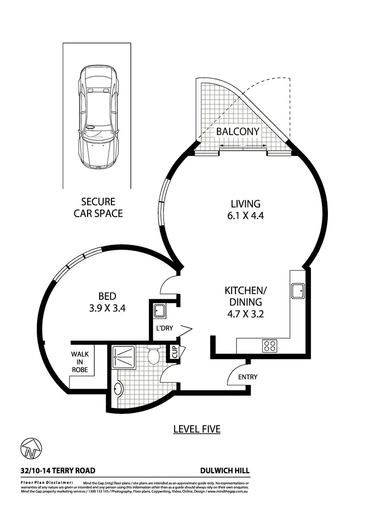 Floorplan of Homely apartment listing, 32/10 Terry Road, Dulwich Hill NSW 2203