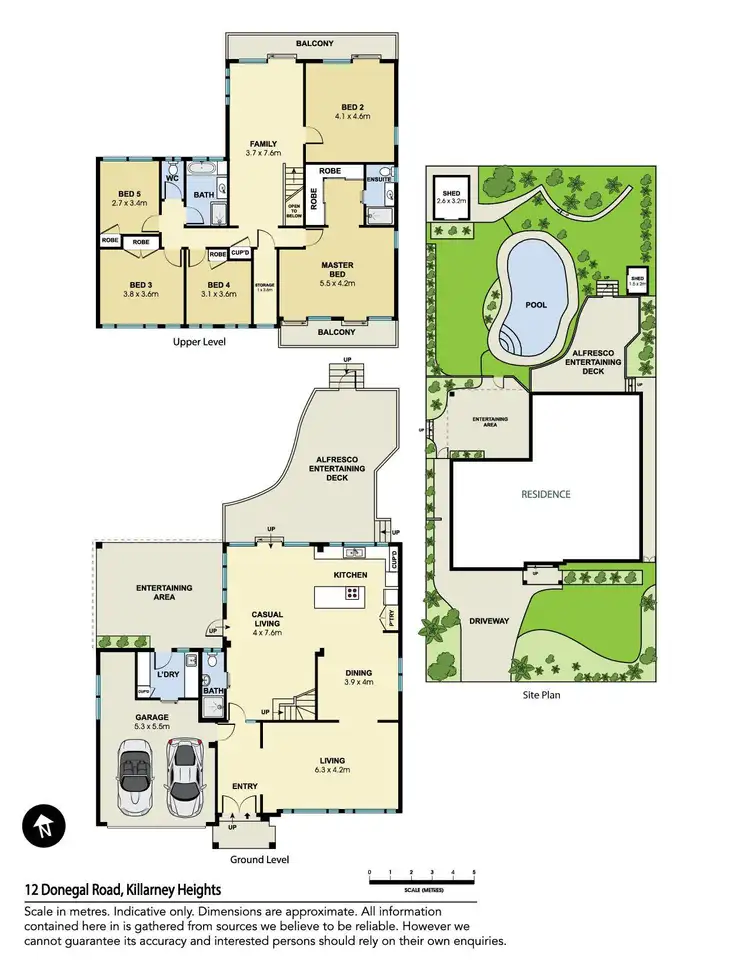 Floorplan of Homely house listing, 12 Donegal Road, Killarney Heights NSW 2087