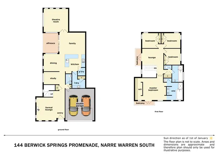 Floorplan of Homely house listing, 144 Berwick Springs Promenade, Narre Warren South VIC 3805