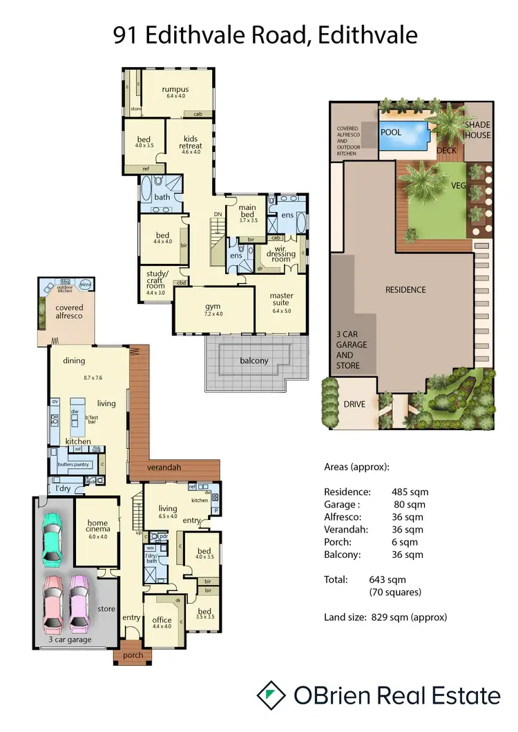 Floorplan of Homely house listing, 91 Edithvale Road, Edithvale VIC 3196