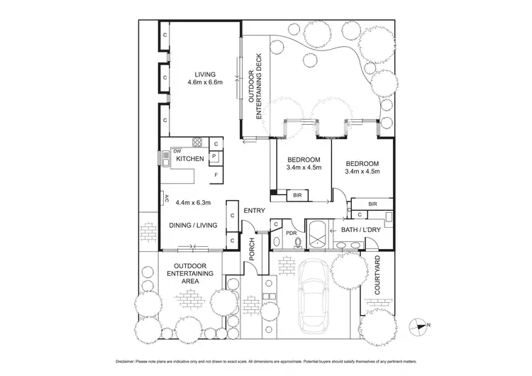Floorplan of Homely house listing, 9 Reserve Street, Carlton North VIC 3054
