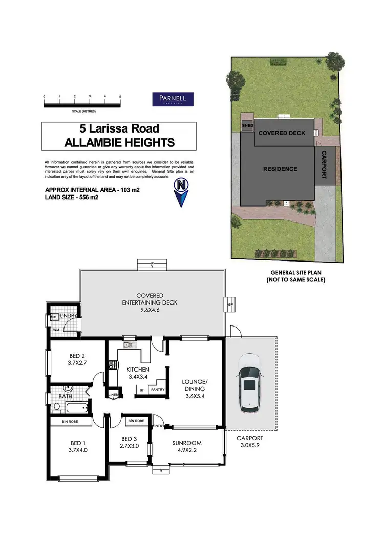 Floorplan of Homely house listing, 5 Larissa Road, Allambie Heights NSW 2100