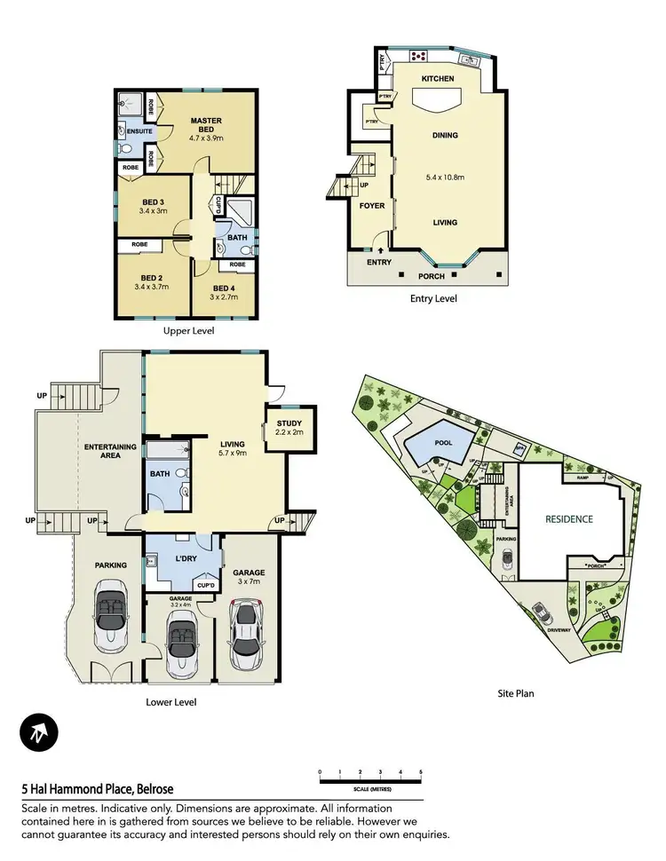 Floorplan of Homely house listing, 5 Hal Hammond Place, Belrose NSW 2085