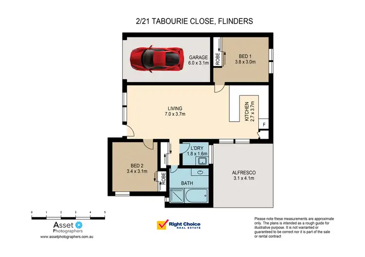 Floorplan of Homely townhouse listing, 2/21 Tabourie Close, Flinders NSW 2529