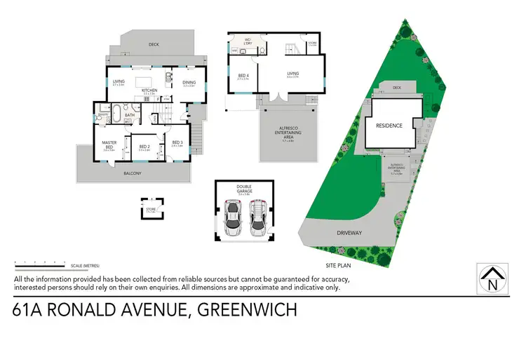 Floorplan of Homely house listing, 61a Ronald Avenue, Greenwich NSW 2065