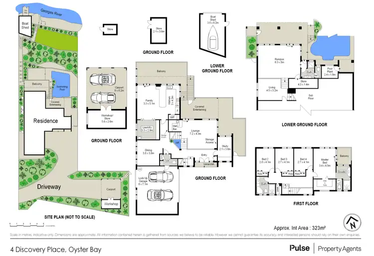 Floorplan of Homely house listing, 4 Discovery Place, Oyster Bay NSW 2225
