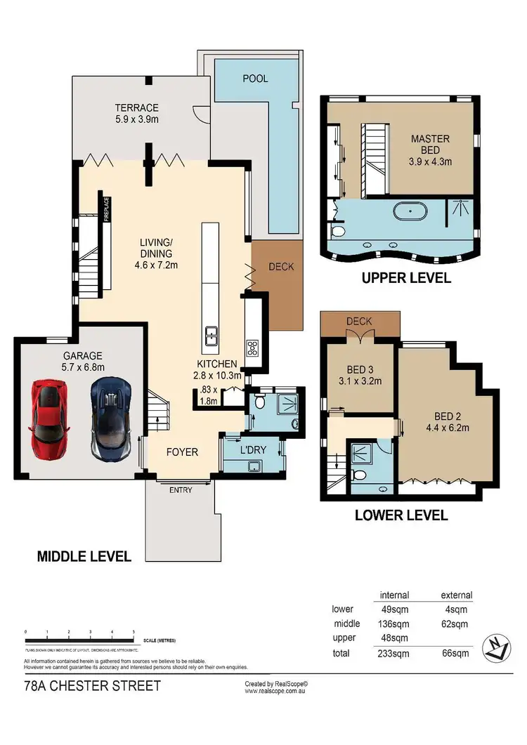 Floorplan of Homely house listing, 78A Chester Street, Teneriffe QLD 4005
