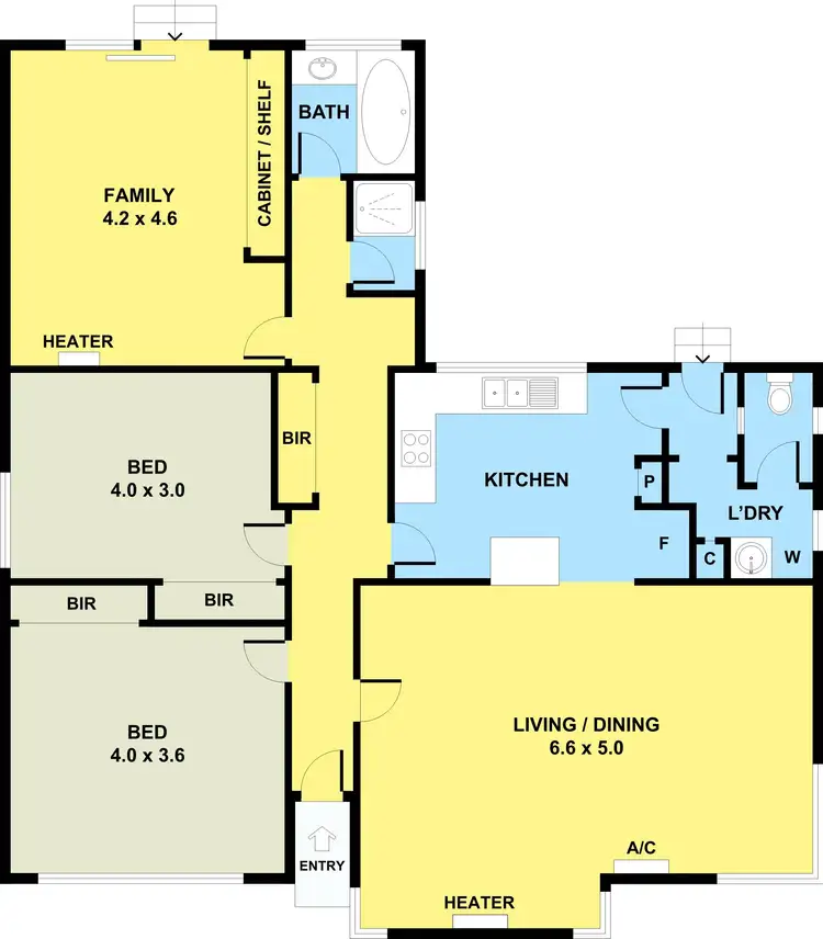 Floorplan of Homely house listing, 53 William Street, Glenroy VIC 3046