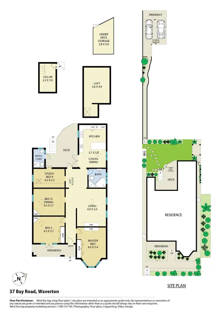 Floorplan of Homely house listing, 37 Bay Road, Waverton NSW 2060