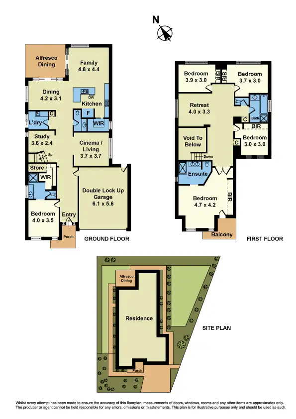 Floorplan of Homely house listing, 4 Scotney Road, Craigieburn VIC 3064