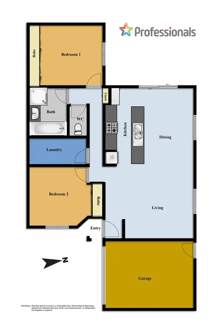 Floorplan of Homely unit listing, 3/18 Bent Street, St Albans VIC 3021